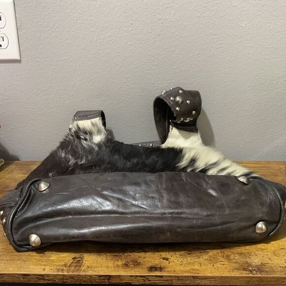 TerraCottaOnWeb 100% Cowhide Leather Large Shoulder Bag - Picture 4 of 7